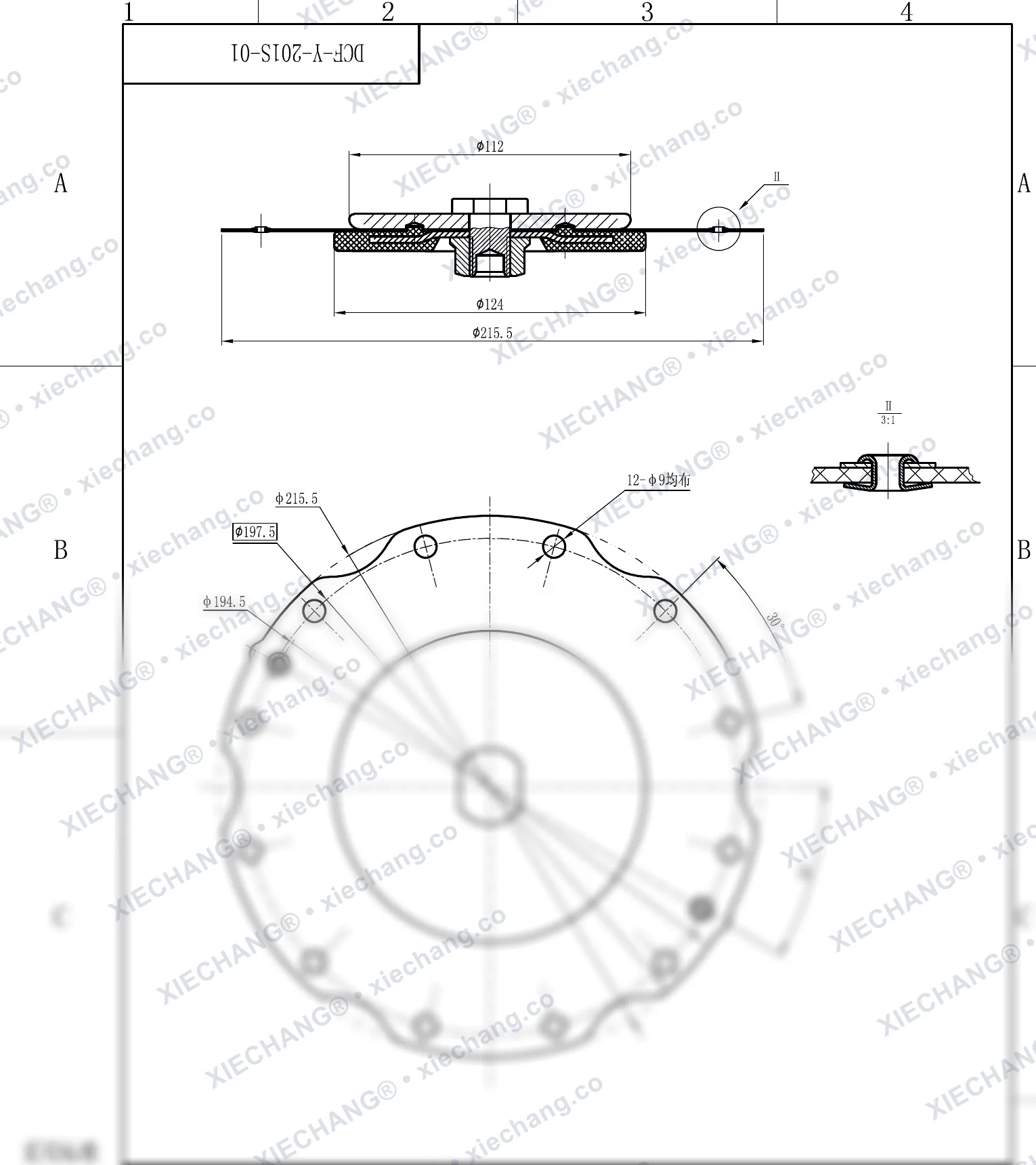 DCF-Y-102S-01 — Assembly Drawing