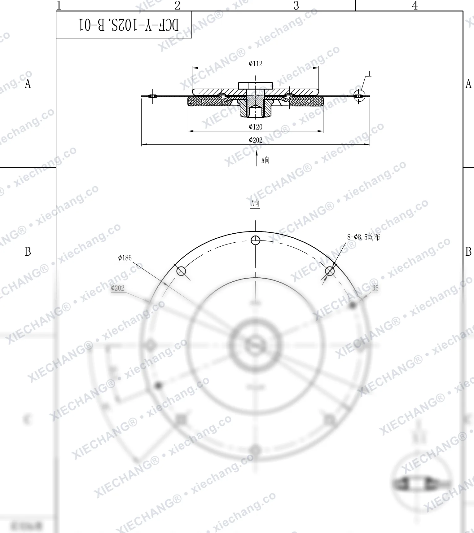 DCF-Y-102S.B-01 — Assembly Drawing
