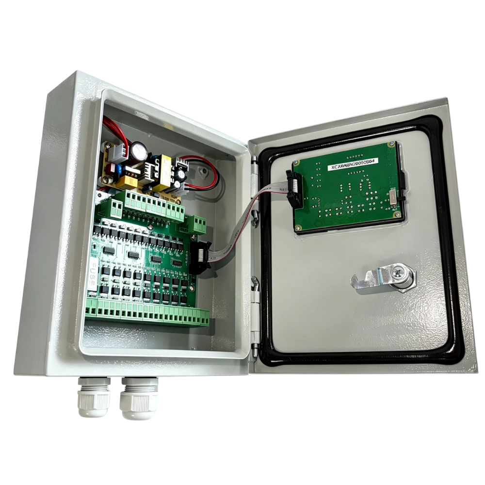 SXC-X8A6 online pulse controller front-panel detail