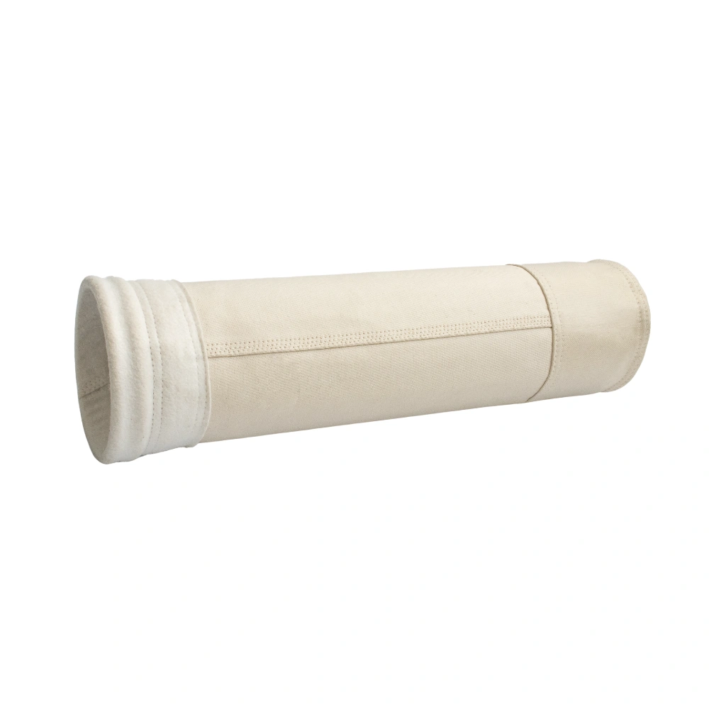 Fiberglass baghouse filter bag construction detail